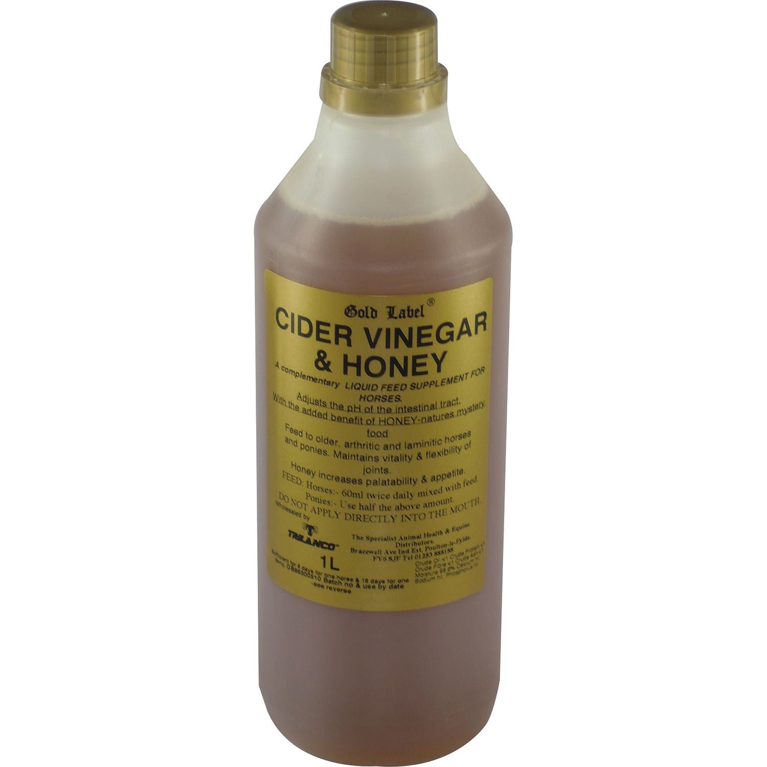 Gold Label Cider Vinegar & Honey - Just Horse Riders