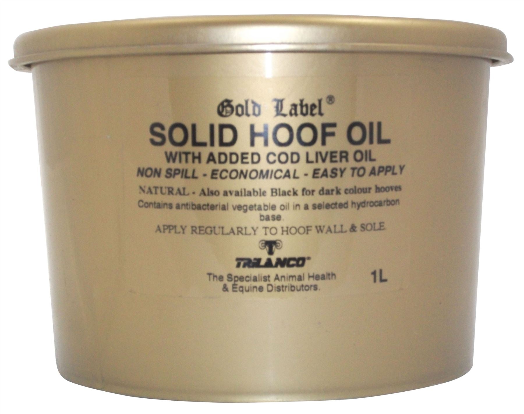 Gold Label Solid Hoof Oil - Just Horse Riders