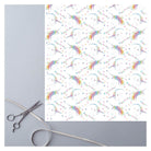 Deckled Edge Gift Wrap Christmas Horsey X 2 Sheets - Just Horse Riders