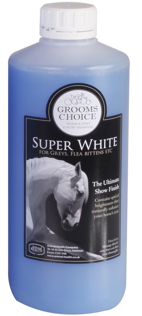 Animal Health Company Grooms Choice Super White Shampoo - Just Horse Riders