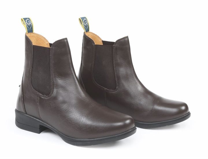 Shires Moretta Lucilla Leather Jodhpur Boots Childs - Polished Full Grain Leather for Ultimate Comfort