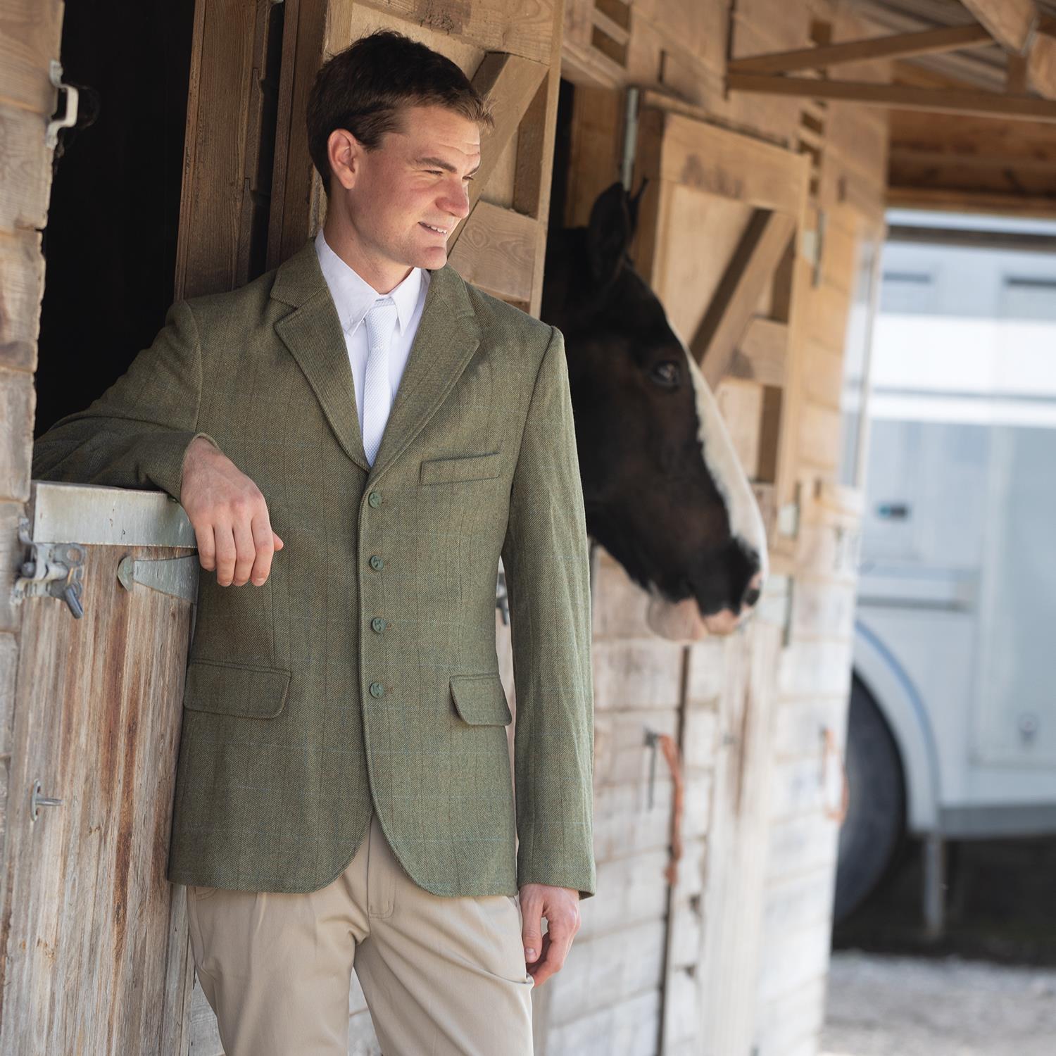 Equetech Boys Thornborough Classictweed Riding Jacket - Just Horse Riders