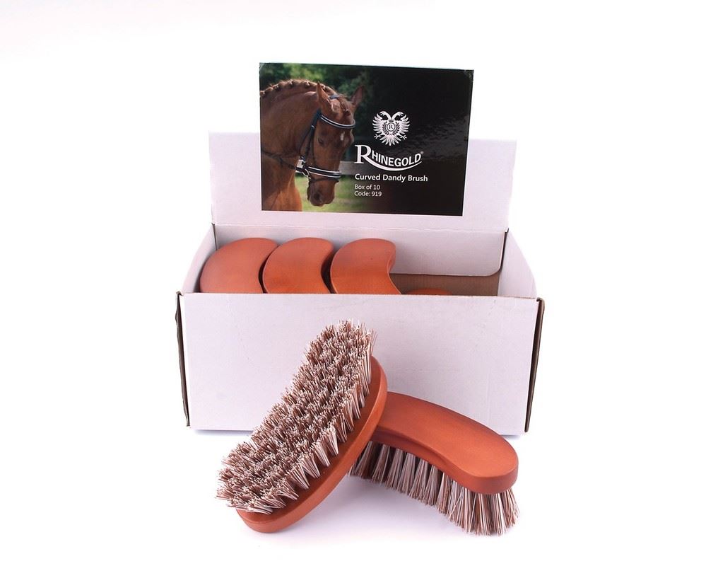 Rhinegold Curved Dandy Brush - Just Horse Riders