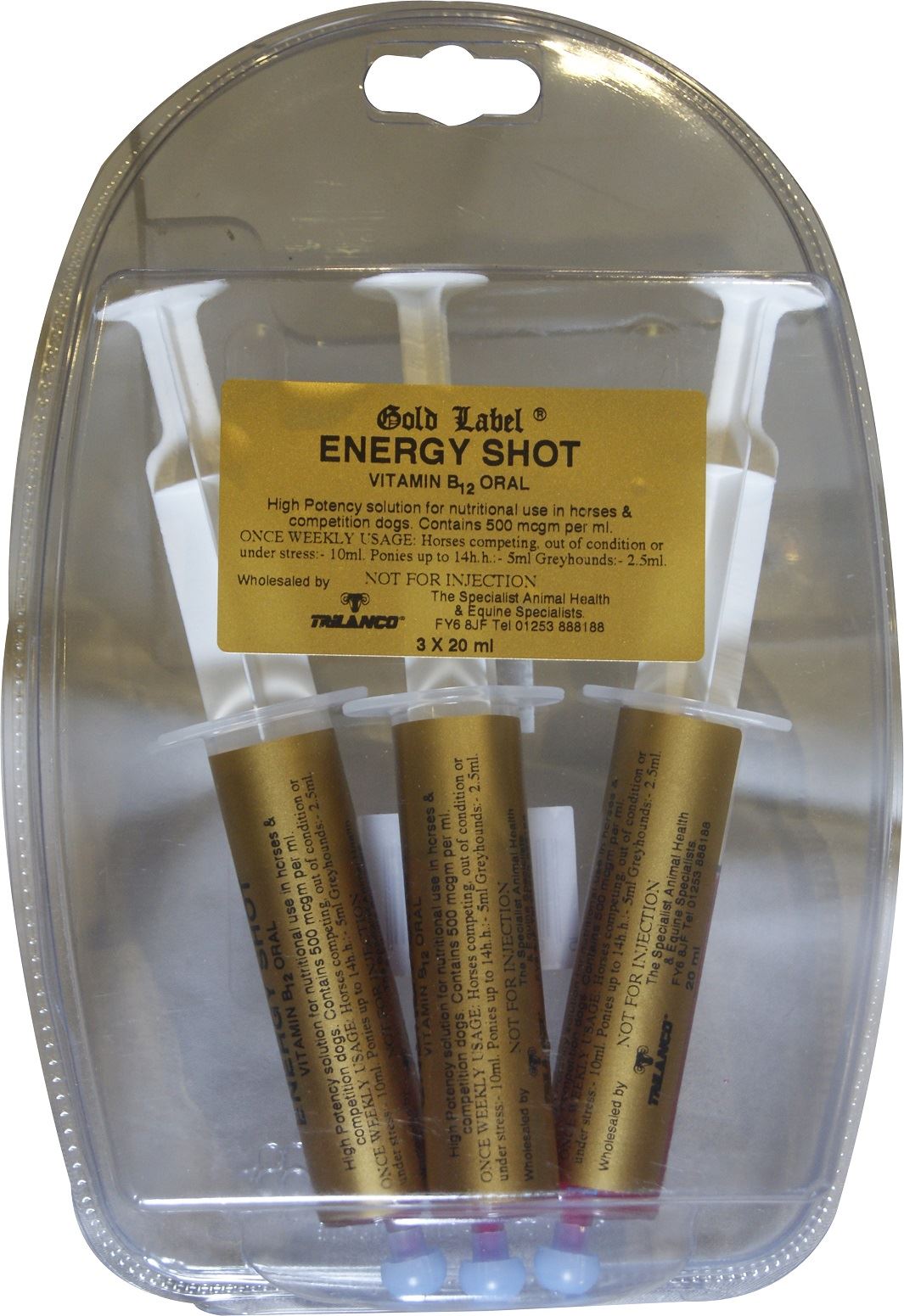 Gold Label Energy Shot - Just Horse Riders