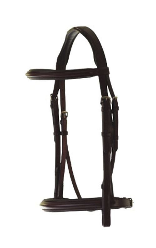 HyCLASS Deluxe Padded Headpiece Bridle - Just Horse Riders