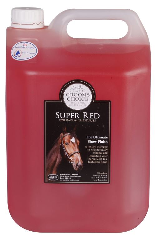 Animal Health Company Grooms Choice Super Red Shampoo - Just Horse Riders