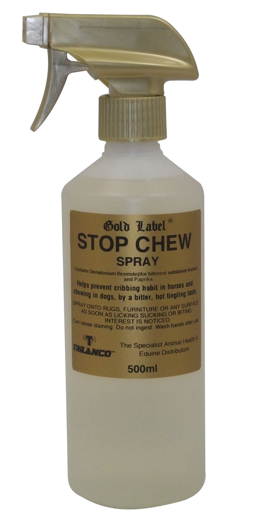 Gold Label Stop Chew Spray - Just Horse Riders