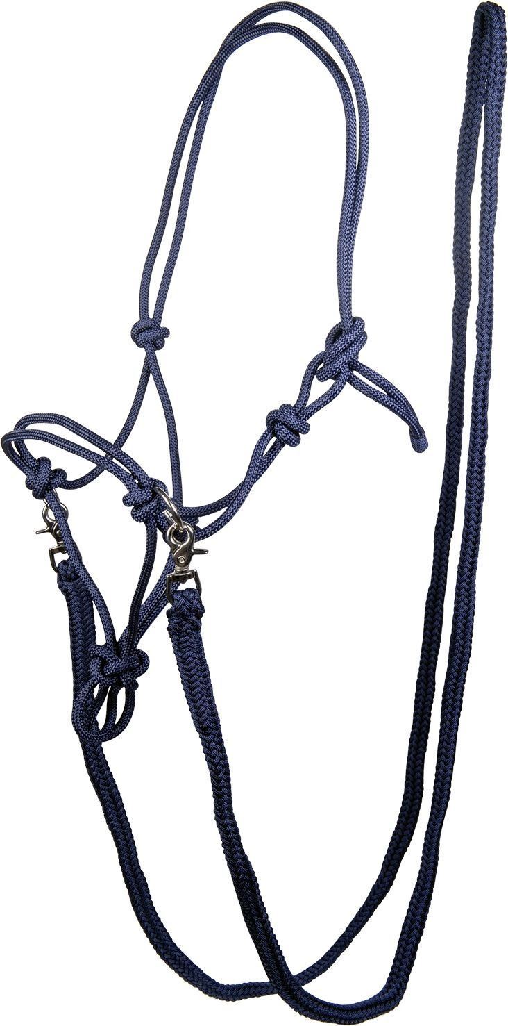 HKM Rope Halter With Reins - Just Horse Riders