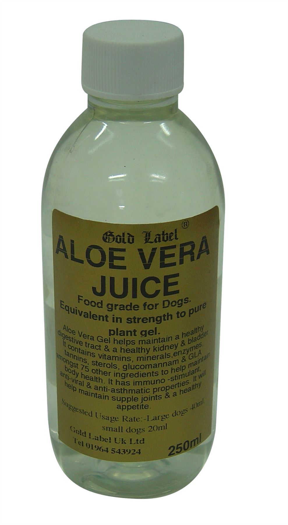 Gold Label Canine Aloe Vera Juice - Just Horse Riders