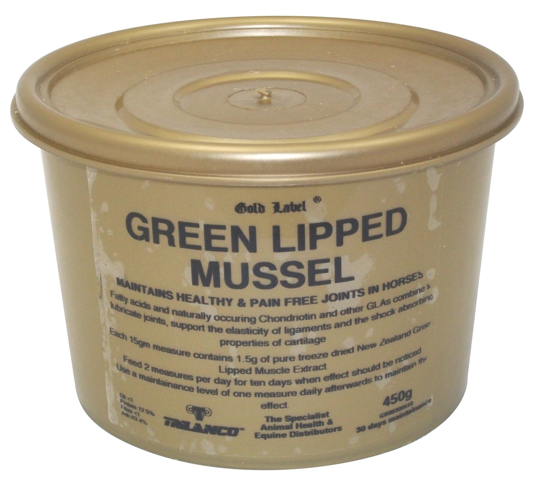 Gold Label Green Lipped Mussel - Supports joint health in horses