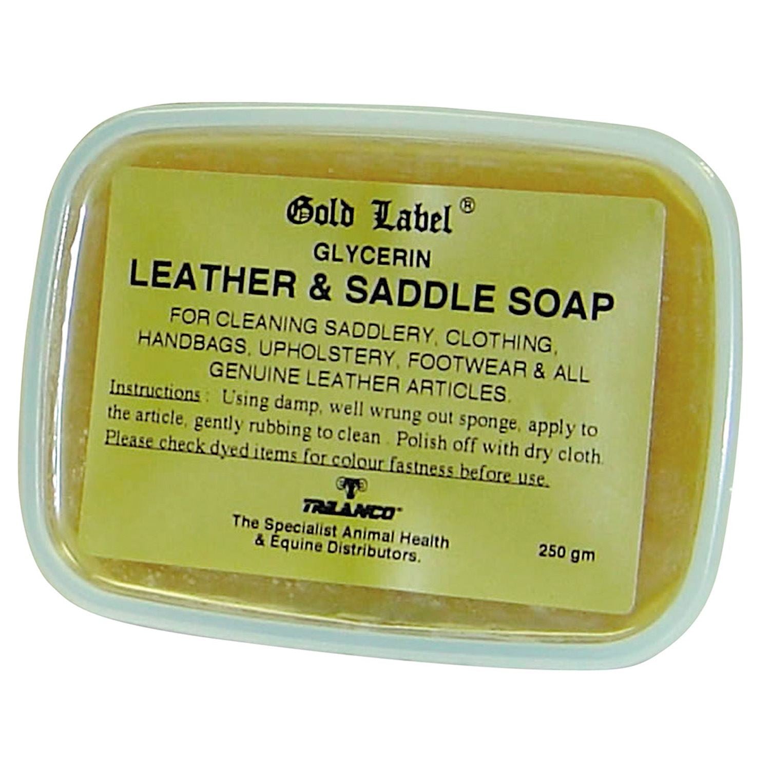 Gold Label Glycerin Leather & Saddle Soap - Just Horse Riders