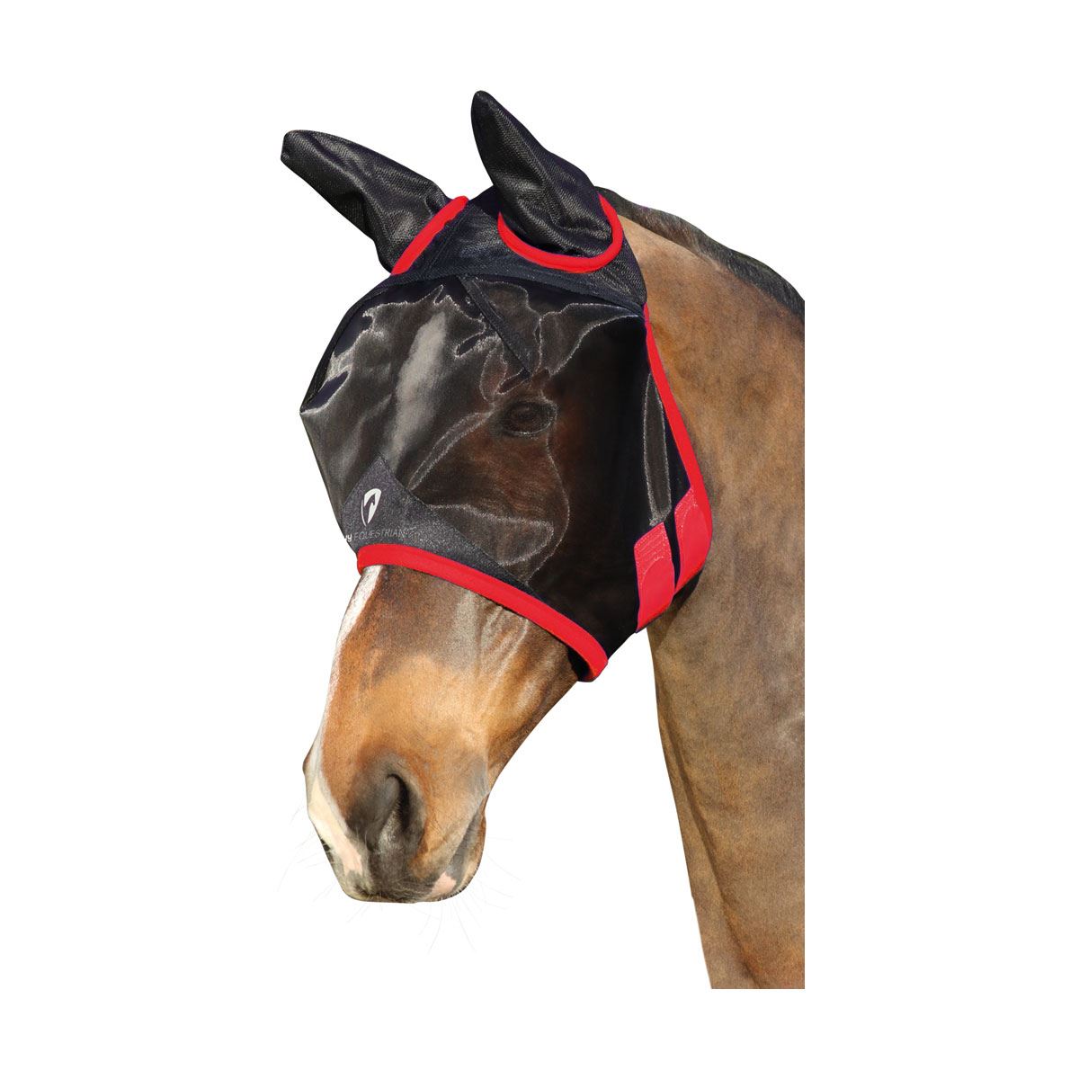 Hy Equestrian Mesh Half Mask with Ears - Just Horse Riders