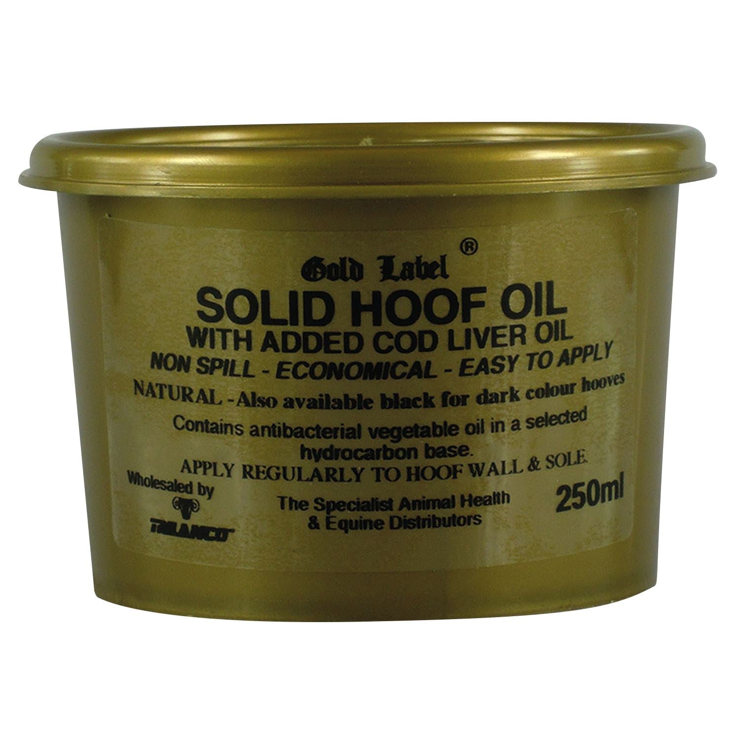 Gold Label Solid Hoof Oil - Just Horse Riders