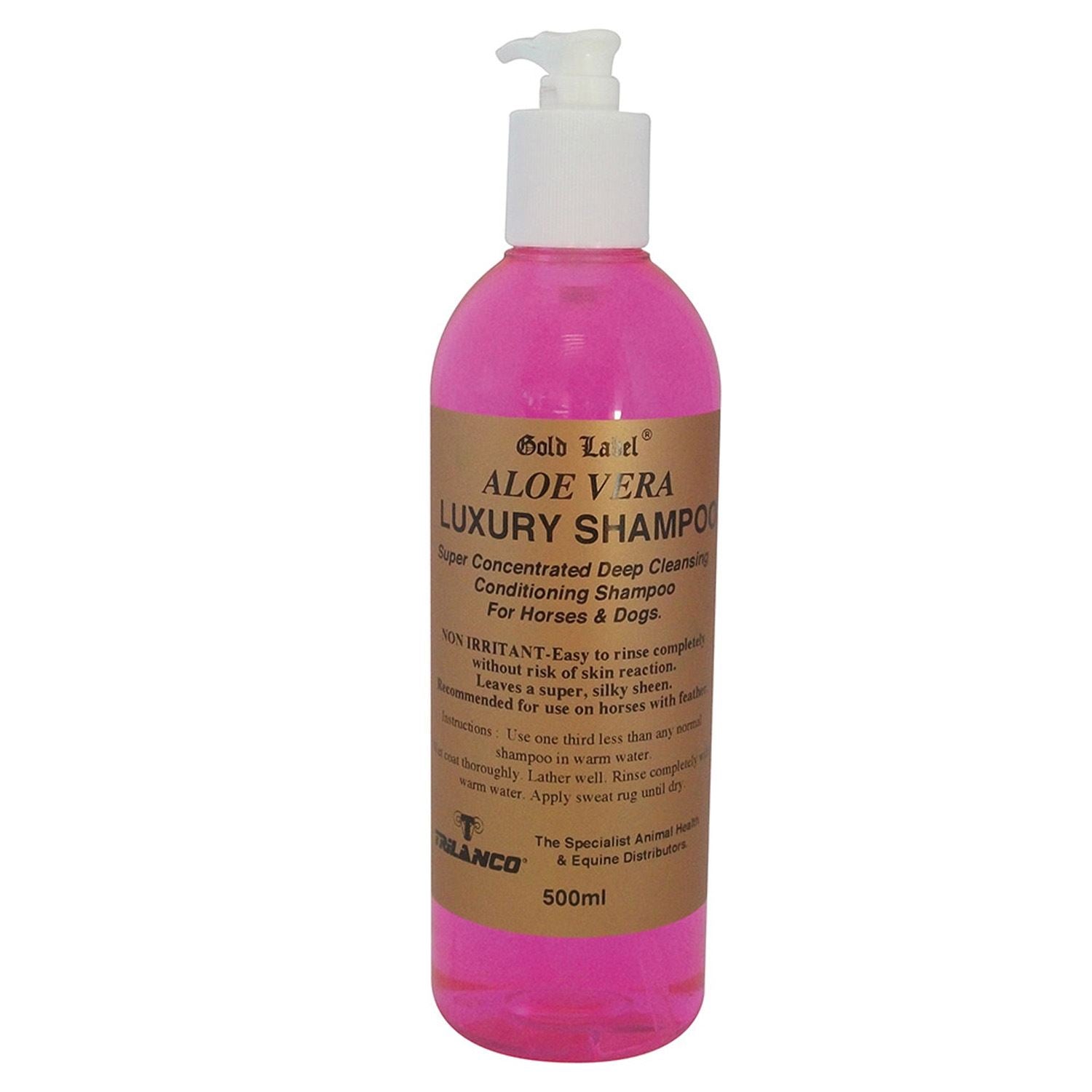 Gold Label Aloe Vera Luxury Shampoo - Just Horse Riders