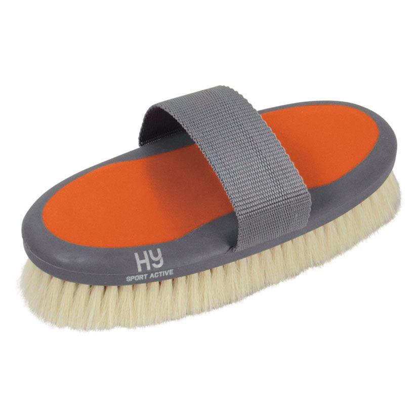 Hy Sport Active Goat Hair Body Brush - Just Horse Riders