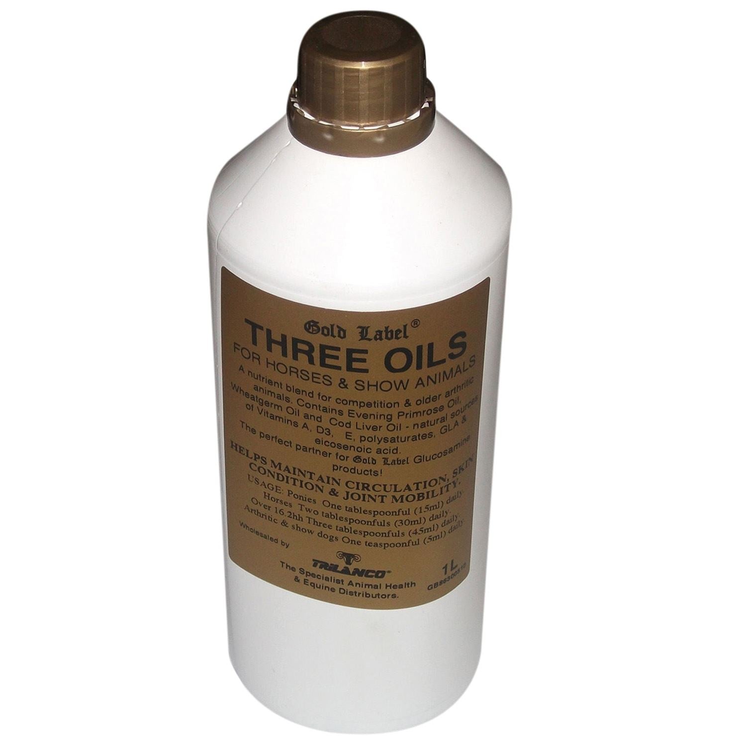 Gold Label Three Oils - Just Horse Riders