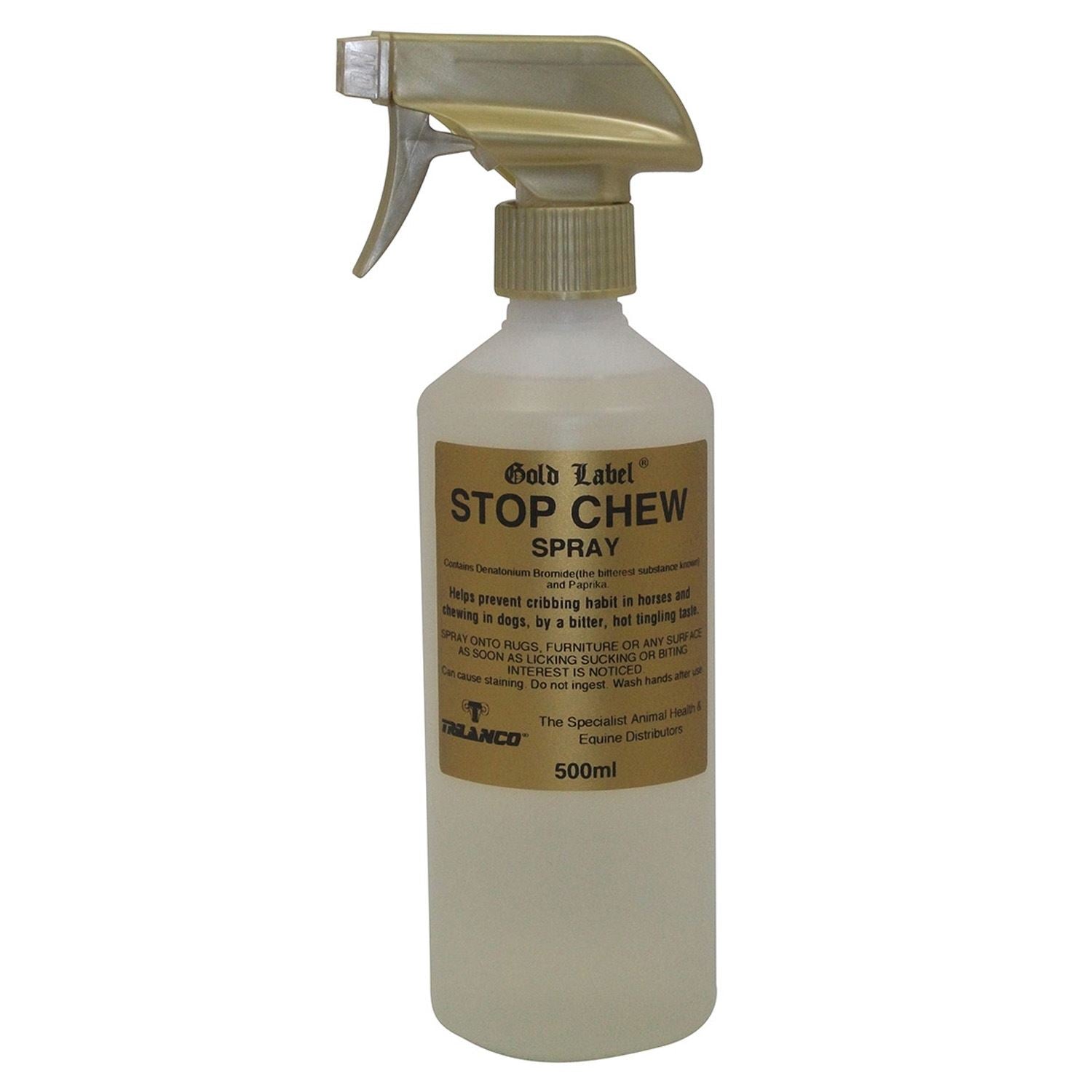 Gold Label Stop Chew Spray - Just Horse Riders