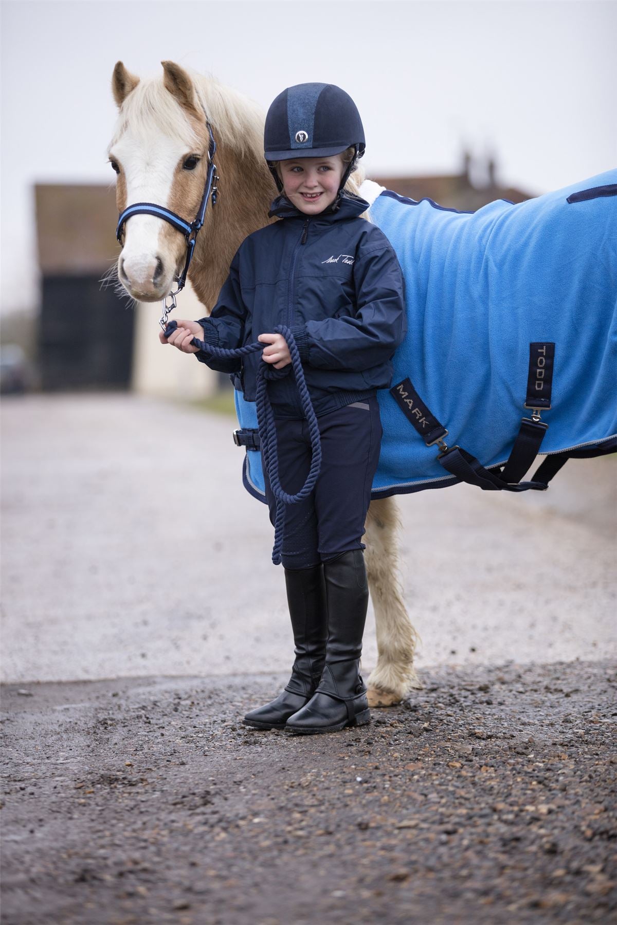 Mark Todd Fleece Lined Blouson Child Navy