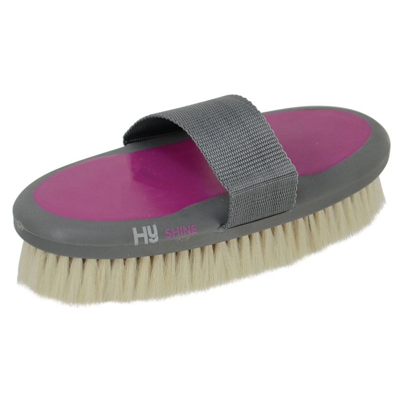 Hy Sport Active Goat Hair Body Brush - Just Horse Riders