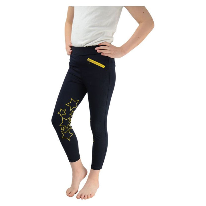 HY EQUESTRIAN STELLA Childrens Riding Tights in elegant style